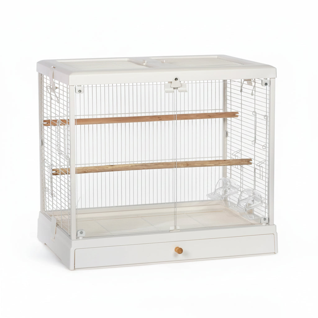 BONO FIDO CLEAR VIEW BIRD CAGE 47907 WHITE