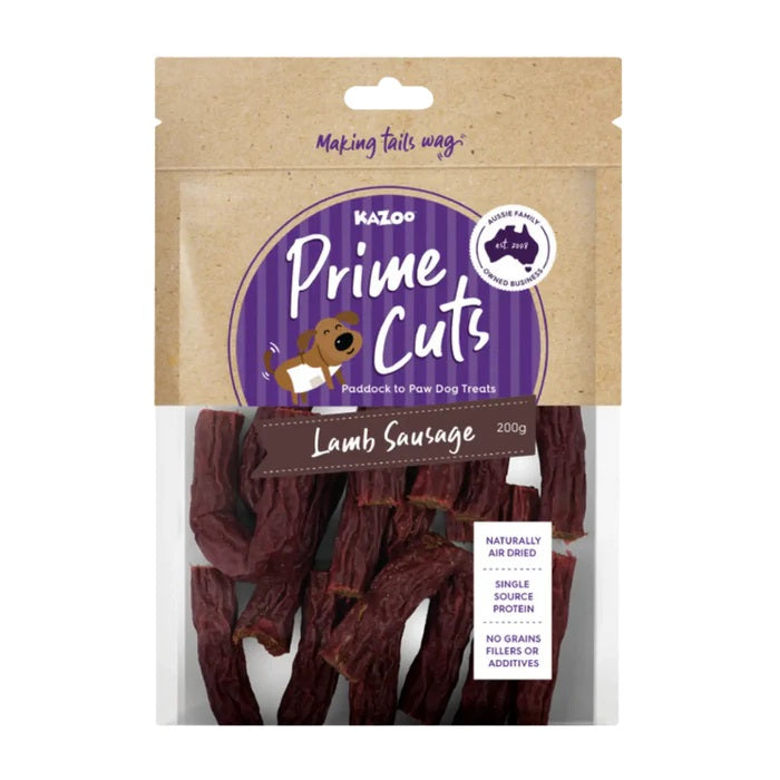 KAZOO PRIME CUTS LAMB SAUSAGE 200G