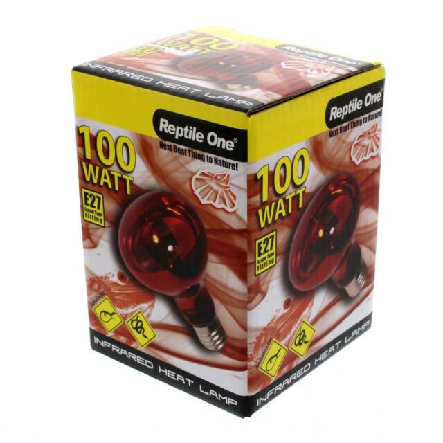 REPTILE ONE INFRARED HEAT LAMP 100W