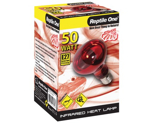REPTILE ONE INFRARED HEAT LAMP 50W
