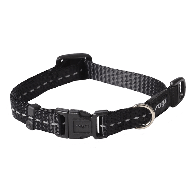 ROGS CLASSIC COLLAR BLACK SMALL 20-31CM