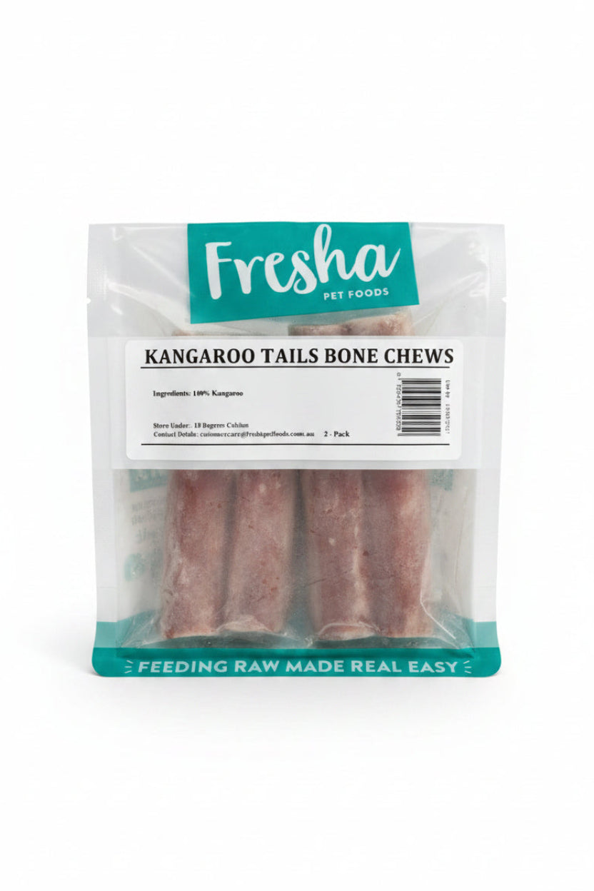 FRESHA PET FOOD FROZEN KANGAROO TAIL BONES 2 PACK