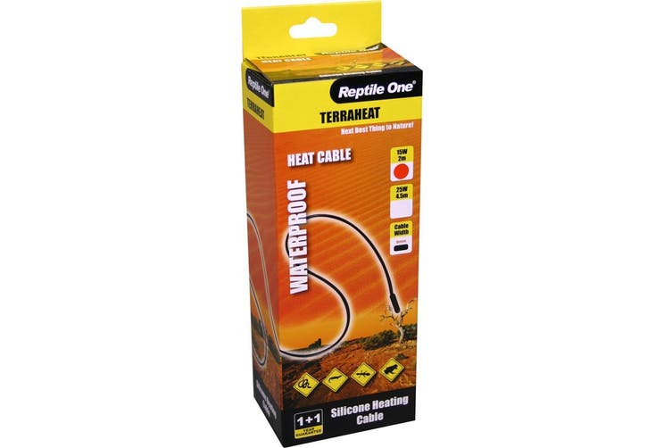 REPTILE ONE WATERPROOF HEAT CABLE 15W 2M