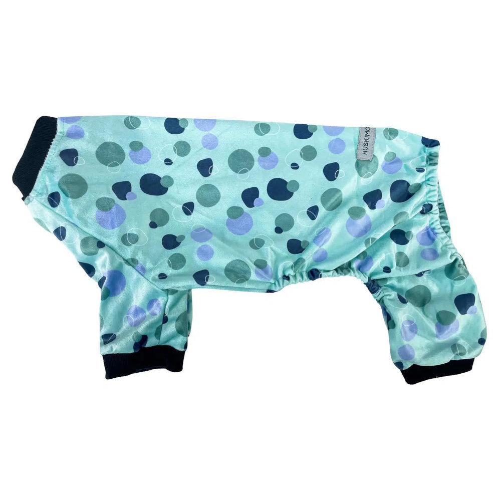 HUSKIMO DOG PYJAMAS BLUE SPOTS