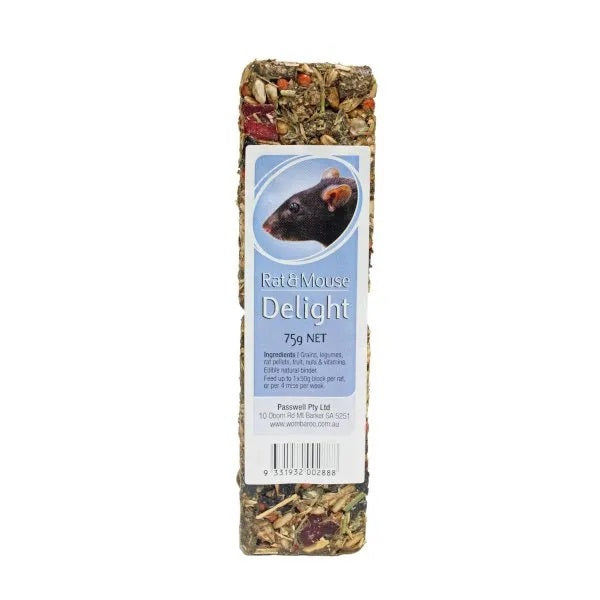 PASWELL RAT & MOUSE DELIGHT BAR 75G