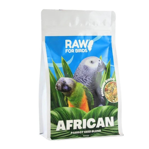 RAW FOR BIRDS AFRICAN PARROT SEED BLEND 2KG