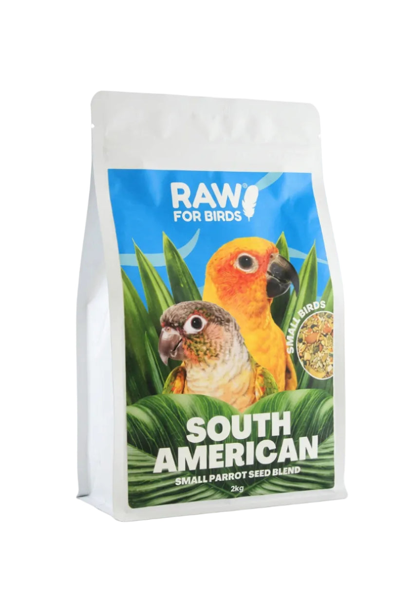 RAW FOR BIRDS SOUTH AMERICAN SMALL PARROT SEED BLEND 2KG