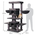 KAZOO SCRATCHELOR PAD CAT TREE CHARCOAL