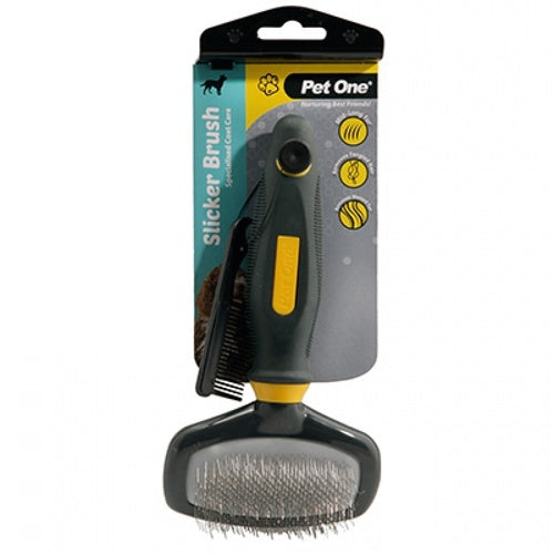 PET ONE SLICKER MRUSH MEDIUM