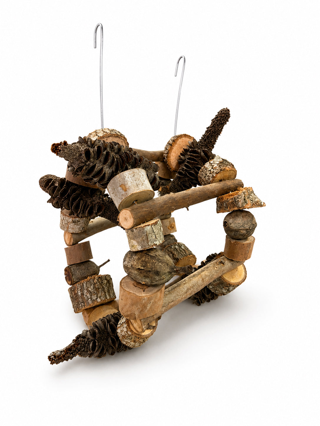 PARROT BARREL NATURAL WOOD