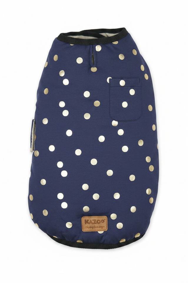 KAZOO DOG SNUGGIE JACKET CONFETTI BLUE
