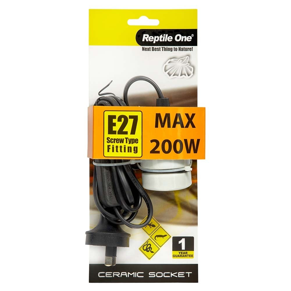 REPTILE ONE HEAT LAMP SOCKET CERAMIC