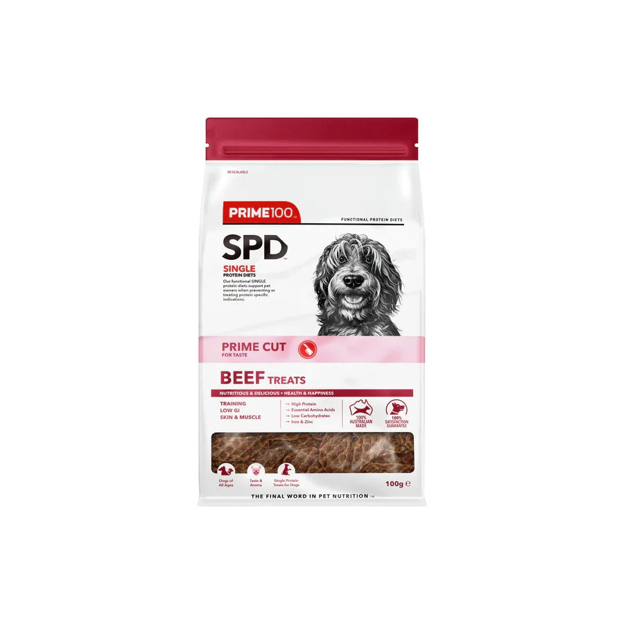 PRIME100 SPD PRIME CUTS BEEF TREATS 100G