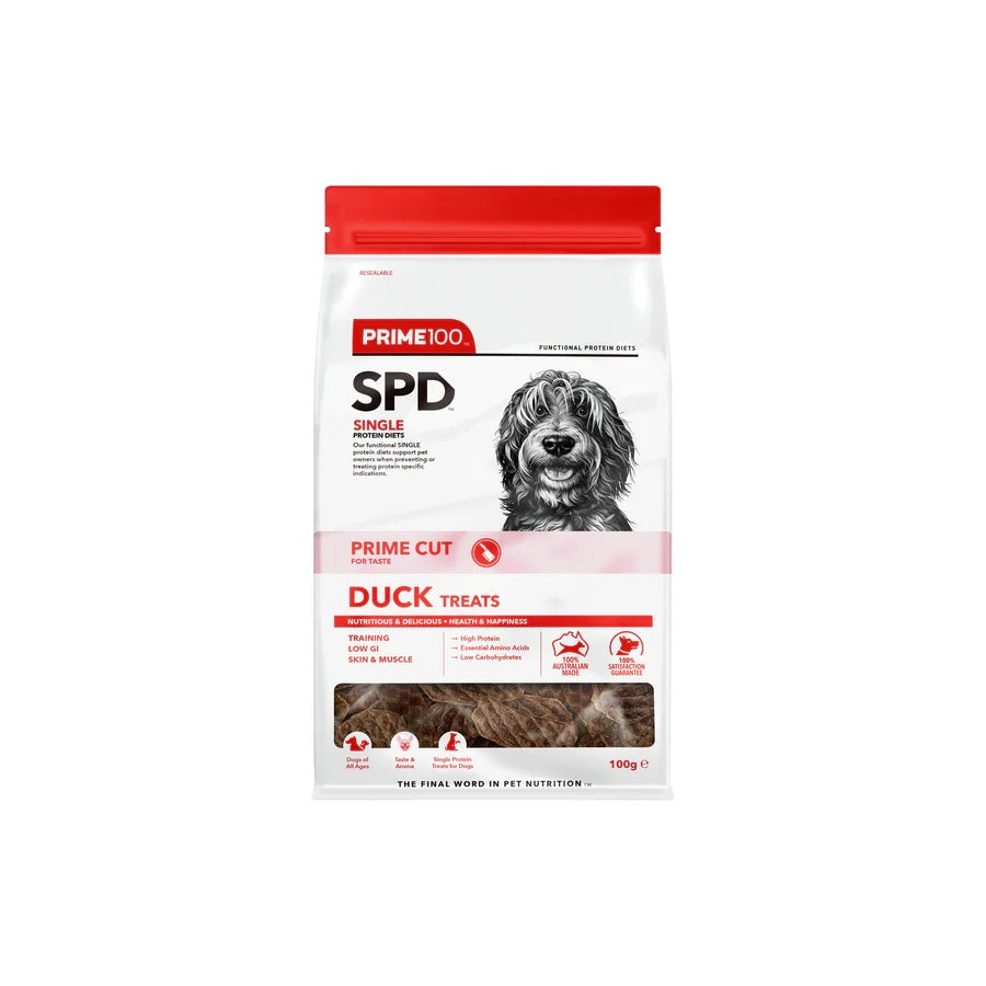 PRIME100 SPD PRIME CUTS DUCK TREATS 100G