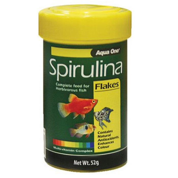 AQUA ONE SPIRULINA FLAKES 52G