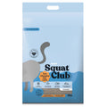 SQUAT CLUB FAST CLUMPING CLAY CAT LITTER UNSCENTED 12KG