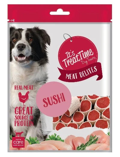 ITS TREAT TIME MEAT DELITES CHICKEN SUSHI 100G