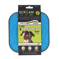 SCREAM LICK MAT BLUE FOR CRATES