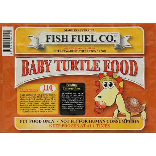 FISH FUEL BABY TURTLE FOOD 110G FROZEN