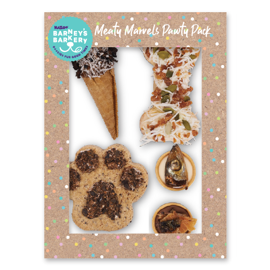 KAZOO BARNEYS BARKERY DOG MEATY MARVEL TREATS PARTY PACK