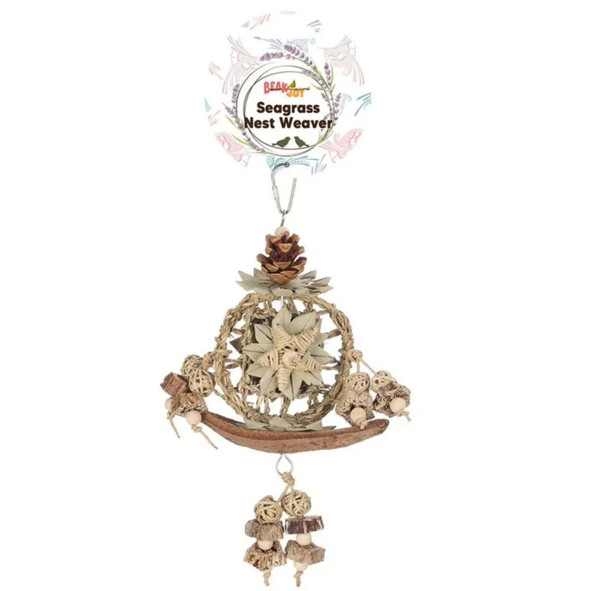 BEAK JOY SEAGRASS NEST WEAVERS BIRD TOY
