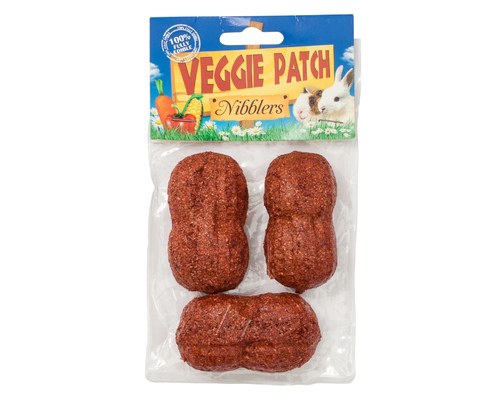VEGGIE PATCH NIBBLERS PEANUTS 3 PACK