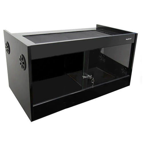 REPTILE ONE VIVARIUM 90 X 45 X 45CM BLACK