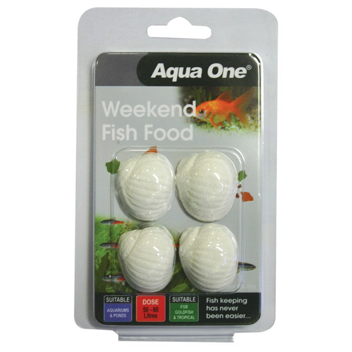 AQUA ONE WEEKEND FISH FOOD 20G