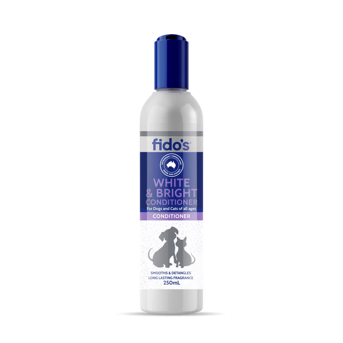 FIDOS WHITE & BRIGHT PET CONDITIONER 205ML