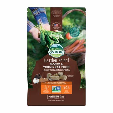 OXBOW GARDEN SELECT MOUSE AND YOUNG RAT 0.91KG
