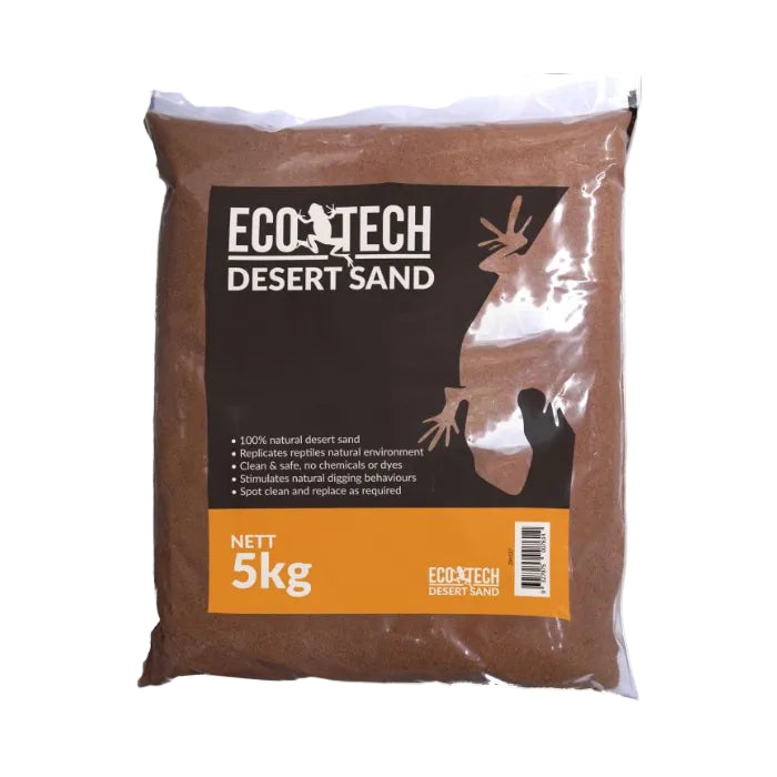 ECO TECH REPTILE DESERT SAND NATURAL RED 5KG