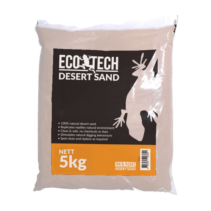 ECO TECH REPTILE DESERT SAND WHITE 5KG