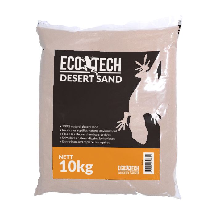ECO TECH REPTILE DESERT SAND WHITE 10KG