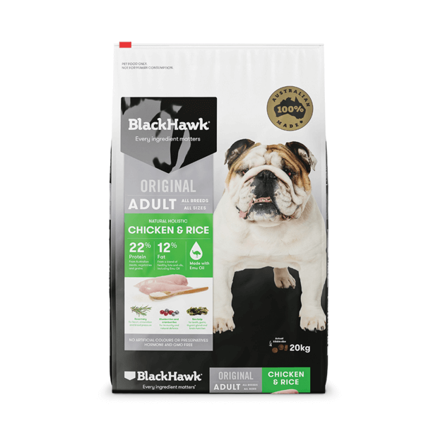 BLACK HAWK ADULT CHICKEN AND RICE 10KG