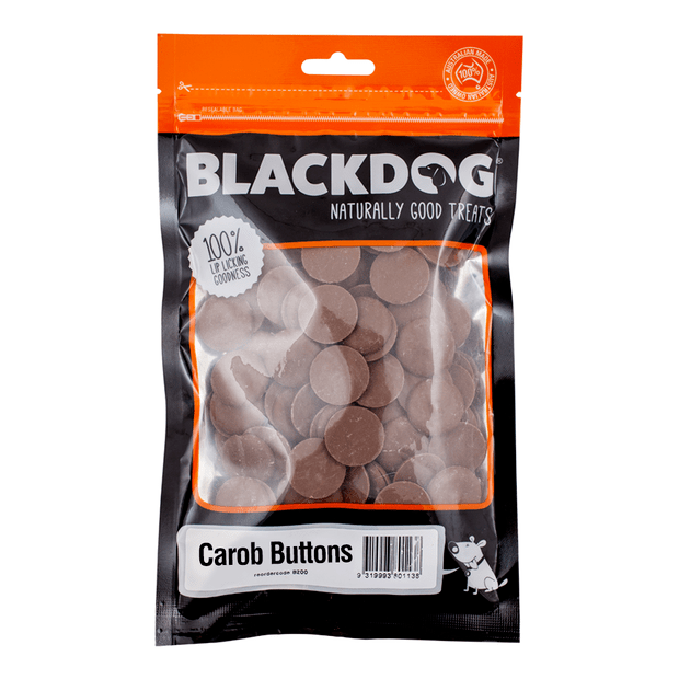 BLACKDOG CAROB BUTTONS 1KG