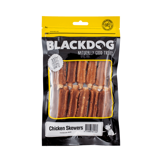 BLACKDOG CHICKEN SKEWERS 1KG