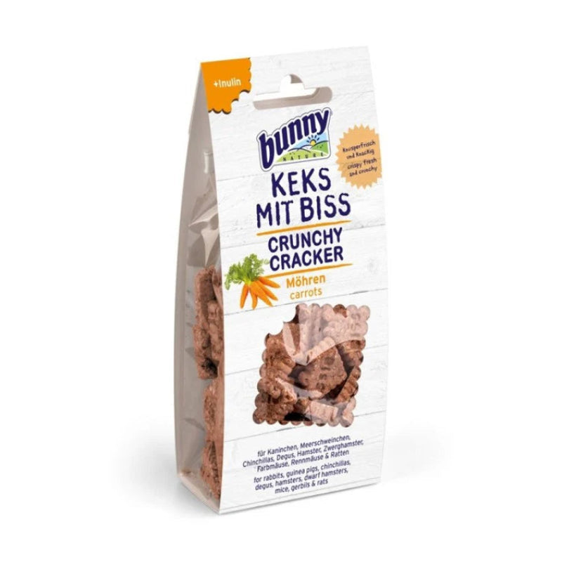 BUNNY NATURE CRUNCHY CRACKERS CARROT TREATS 50G