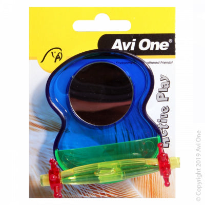 AVIONE BIRD TOY FEEDER WITH MIRROR 8CM