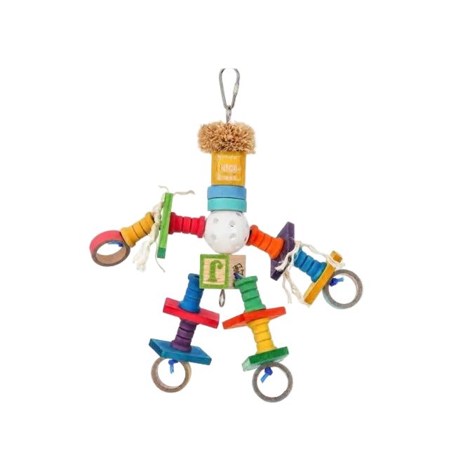 FEATHERED FRIENDS BIRD TOY BAGEL BOY