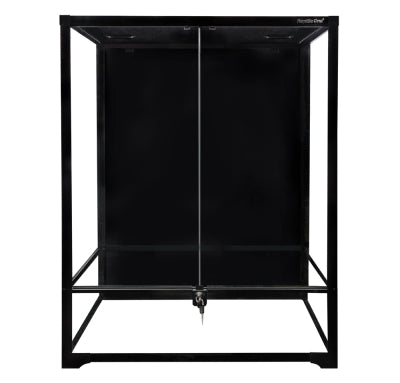 REPTILE ONE RTF GLASS TERRARIUMS HINGE DOOR BLACK ASST