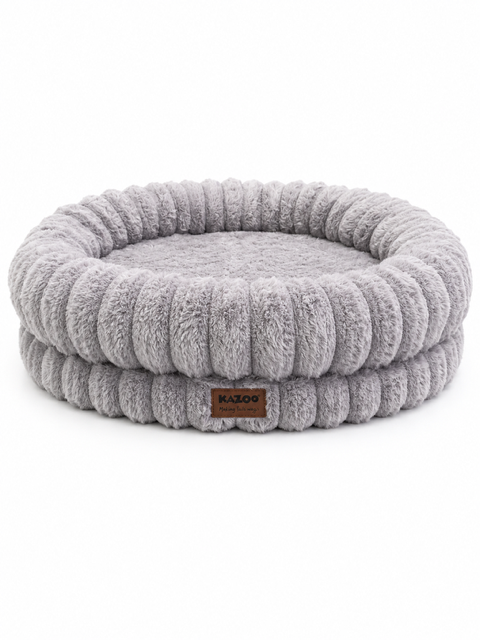 KAZOO DONUT SNUGGLE BED GREY