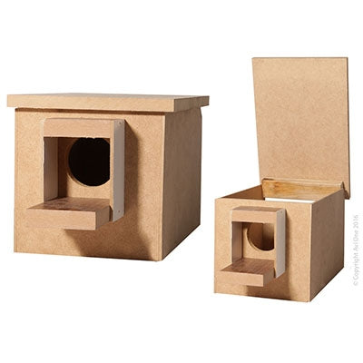 AVIONE WOODEN BUDGIE NEST BOX