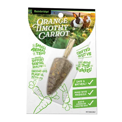 BAINBRIDGE ORANGE & TIMOTHY CARROT TREAT 1PK