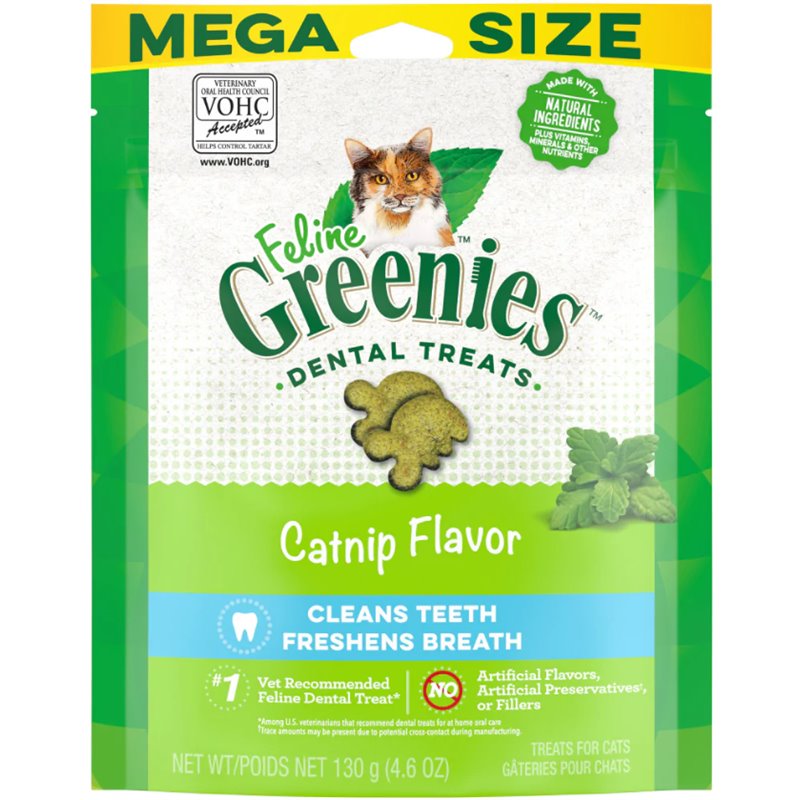 GREENIES FELINE CATNIP MEGA SIZE 130G
