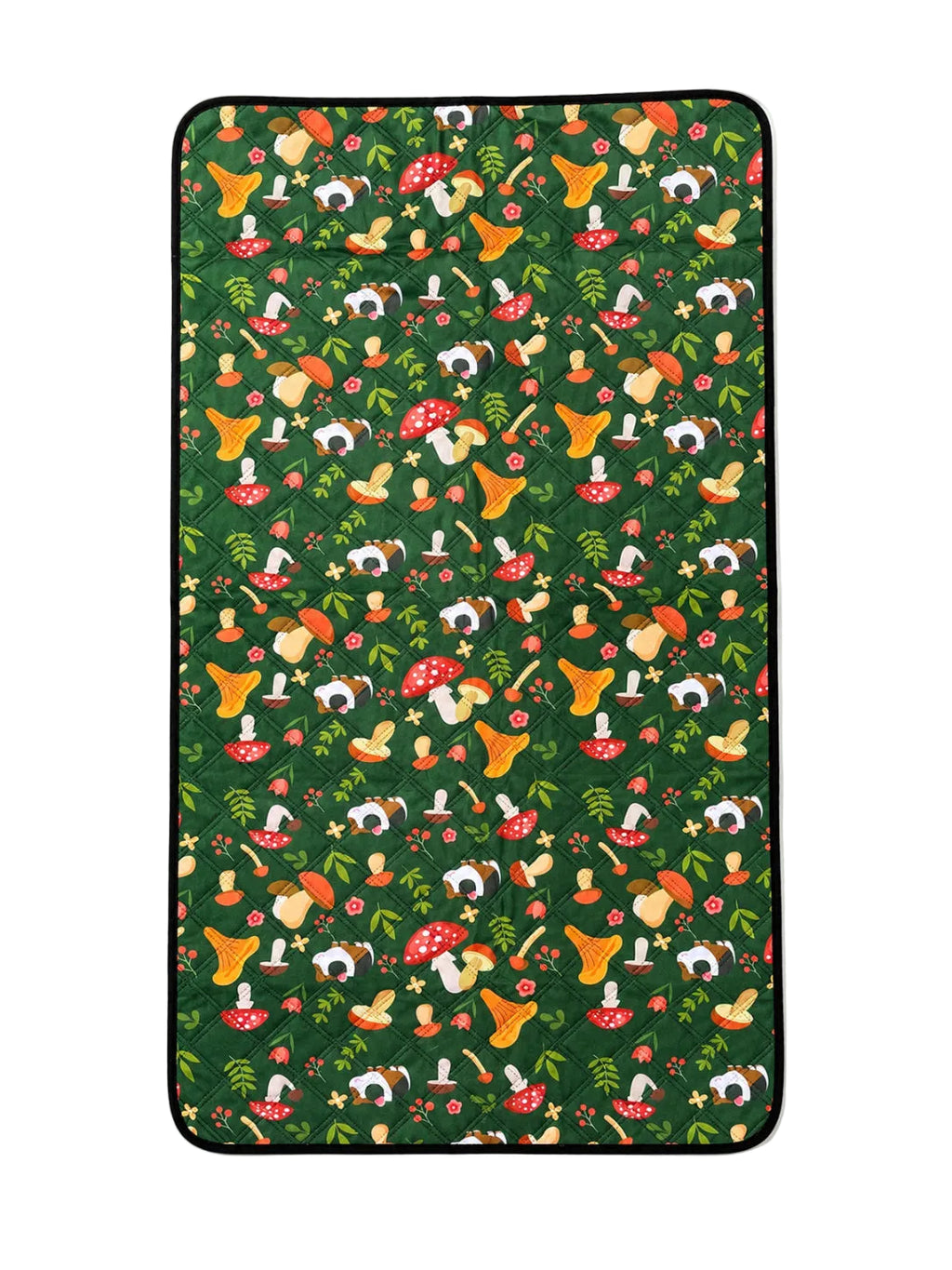 SMALL ANIMAL FLEECE CAGE LINER MUSHROOMS