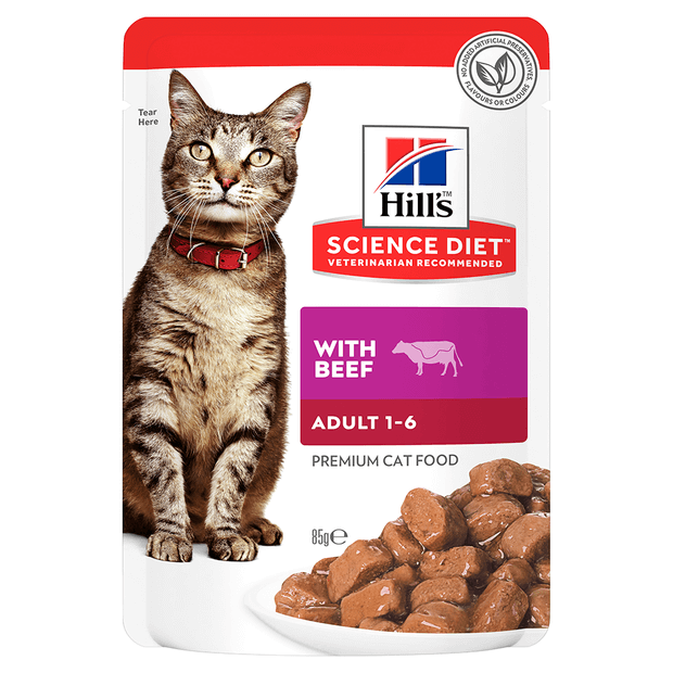 SCIENCE DIET CAT BEEF 85G X 12