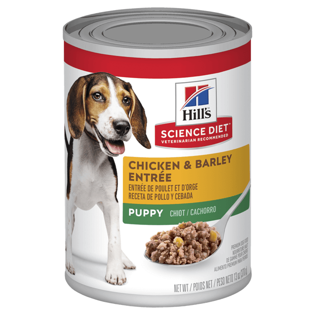 SCIENCE DIET PUPPY CHICKEN AND BARLEY ENTREE 370G X 12
