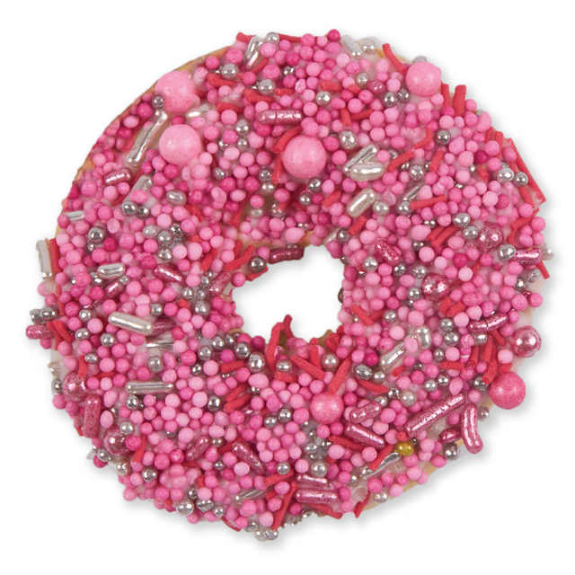 KAZOO BARNEYS BARKERY DOG DONUT COOKIE PINK