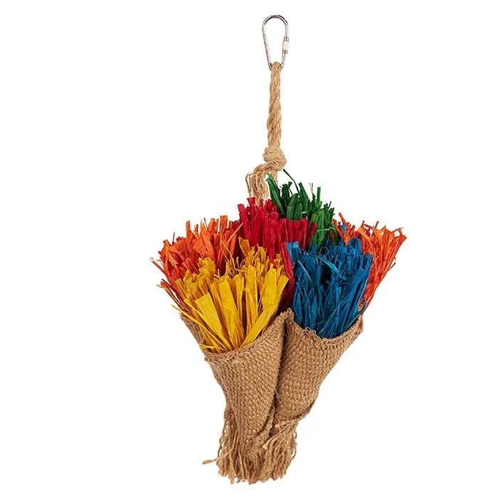 KAZOO BIRD TOY FORAGING BOUQUET LARGE