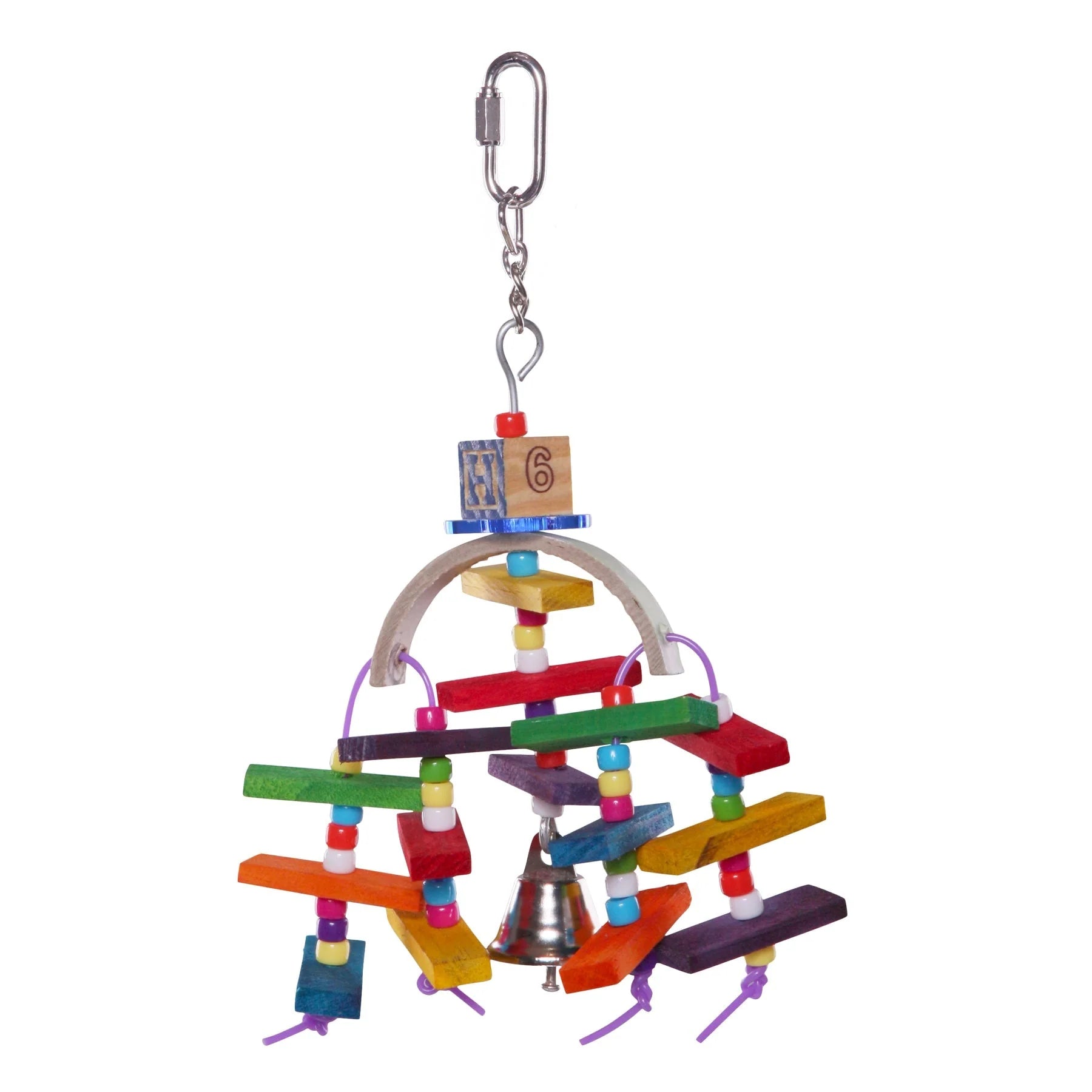KAZOO BIRD TOY WOODEN RAINBOW SMALL